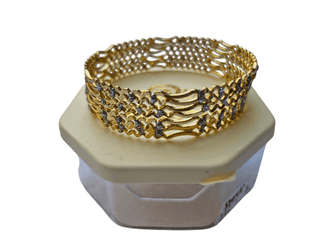 Gold Plated Bangle Set for Women - Set of 4
