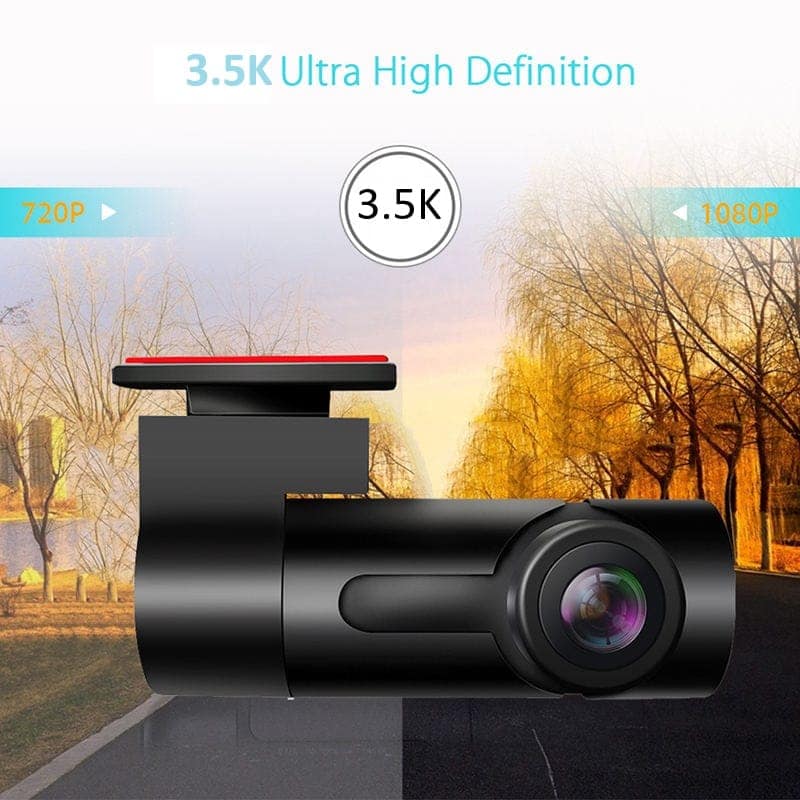AUSHA 4K UHD Car Dash Camera with WiFi | Night Vision, HDR, 350° Rotating Lens, G-Sensor & Motion Detection view 4