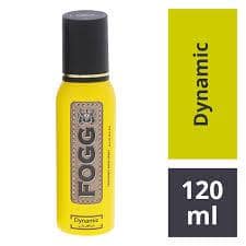 Fogg Dynamic No Gas Deodorant For Men, Long-Lasting Perfume Body Spray, 120 Ml