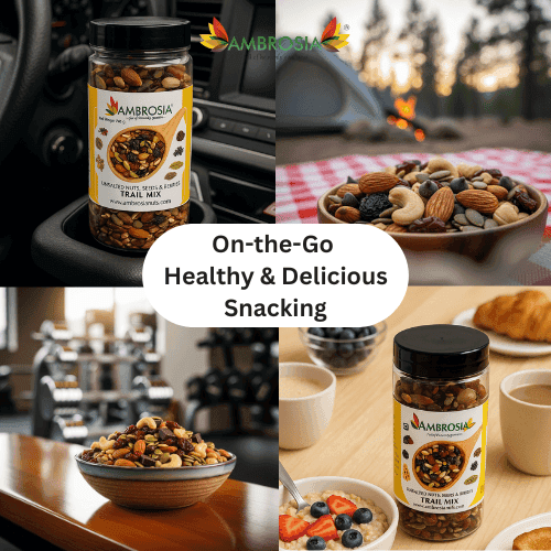 Ambrosia Classic Trail Mix 250g | Mixed Berries & Seeds view 4