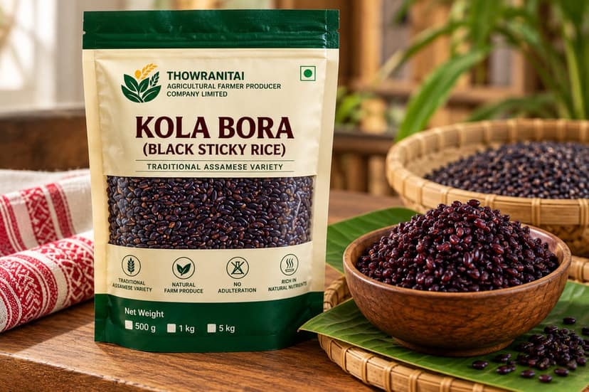 Kola Bora (Black Sticky Rice) view 3