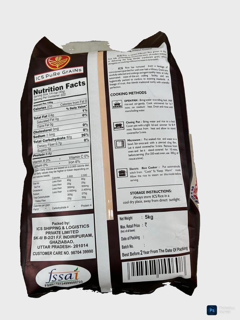 ICS Pure Grain CLASSIC Basmati Rice view 2