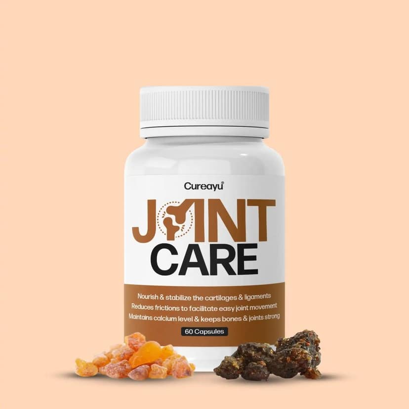Cureayu Joint Care Capsules | For Stronger Bones and Joints | 60 Capsules