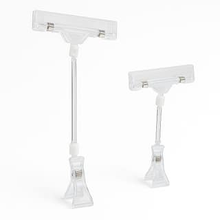 Product price tag holder Sign Clips