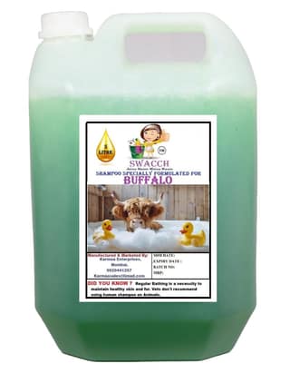 Swacch Shampoo Specially Formulated for Buffalo (5 Litre) Neem Alovera