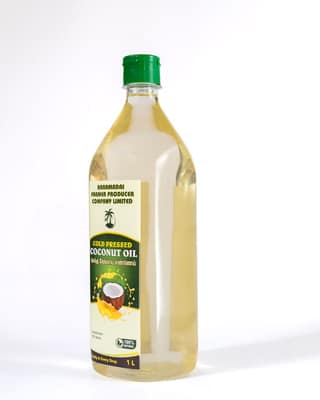 KARAMADAI Cold Pressed Coconut Oil - 100% Natural & Pure (1L)