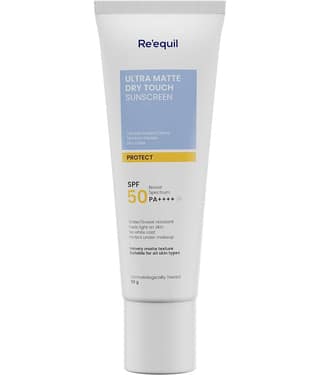Re'equil Ultra Matte Dry Touch Sunscreen SPF 50 PA++++ 50gm ( Pack of 1 )