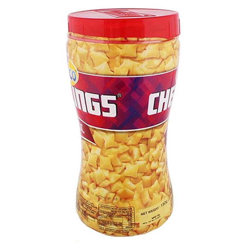 Parle Monaco Cheeslings - Classic, 150 G Jar view 2
