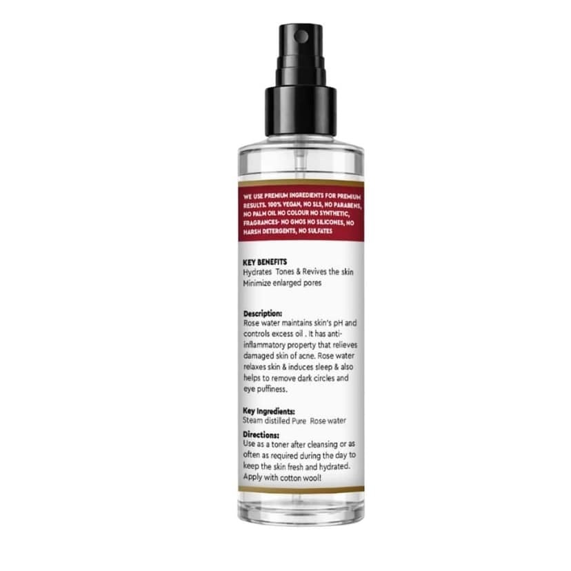 Botanical Rose Mist | Pure Rose Hydrosol | Hydrate | Tone | Refresh view 3