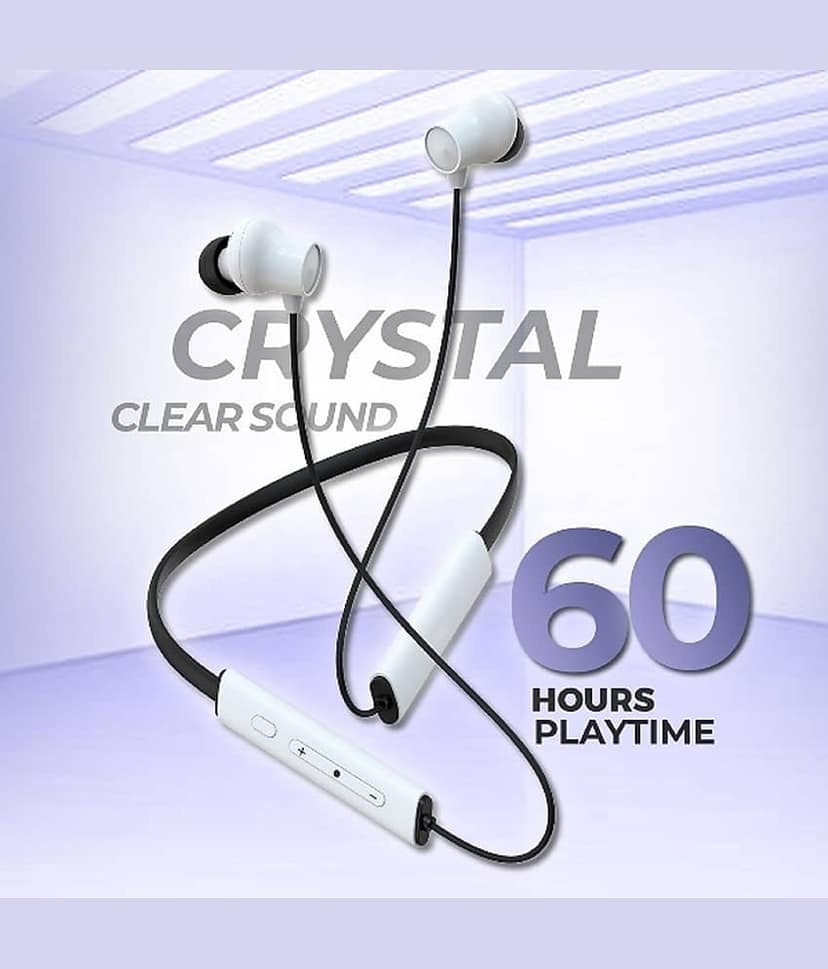UniBoss Upto 60H Playtime, ENC, Magnetic On/Off Neckband Bluetooth view 2