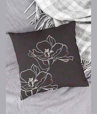 Houzzcode Single Gray Pillow Cover