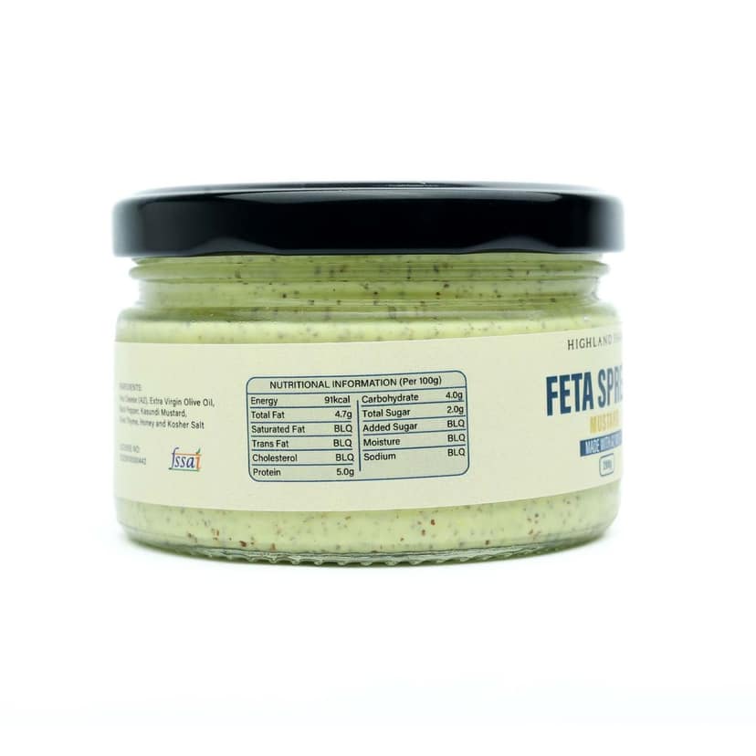 Feta Spread Mustard 200G view 6