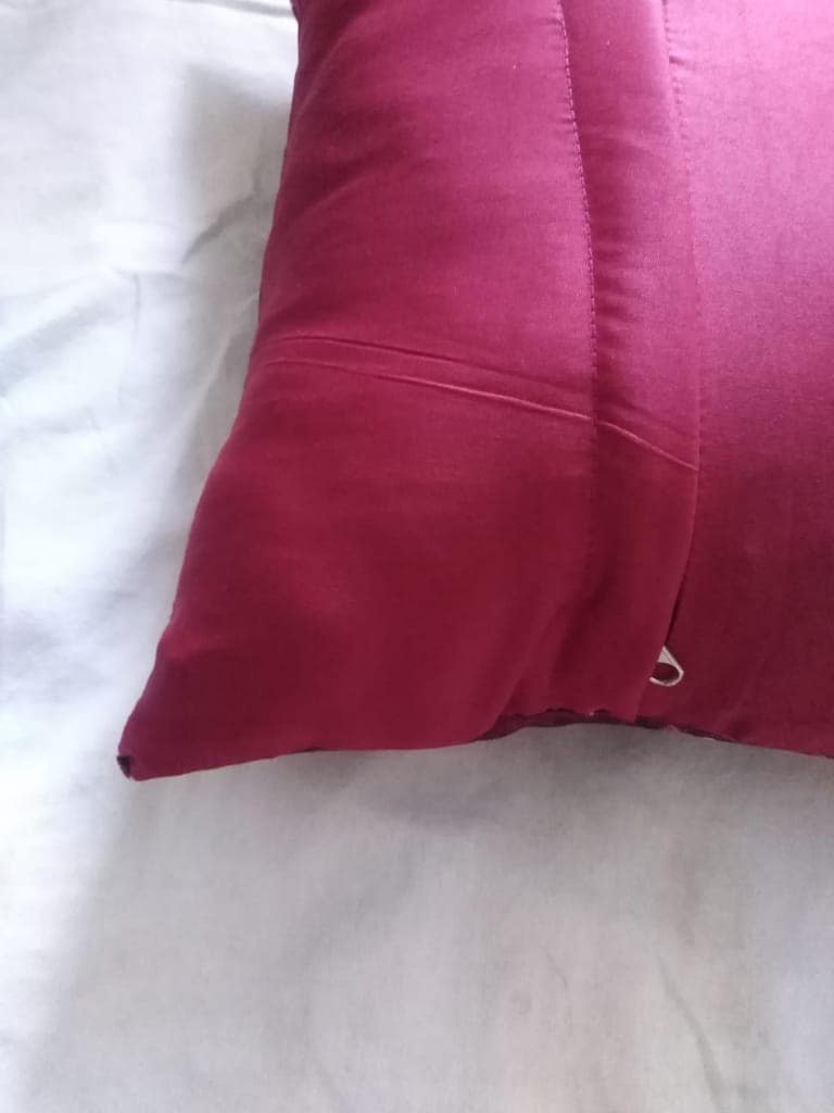 Purple White 3D Cushion Cover/Pillowcase/Throw Pillow cover 14x14 inches (35x35 cm), Pack of 5 Pcs. view 4