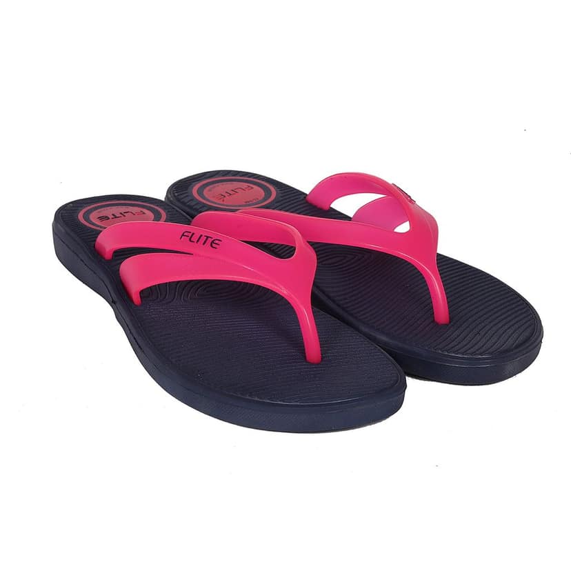 Flite women's multi-strap thong flip-flops Pink FL-348 view 3