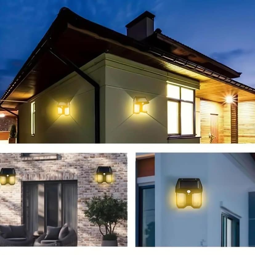 Outdoor Solar Wall Lamp – Waterproof Garden Light view 2