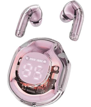 Neo ULTRAPOD PRO Bluetooth True Wireless (TWS) On Ear 6 Hours Playback Active Noise cancellation IPX4(Splash & Sweat Proof) Pink
