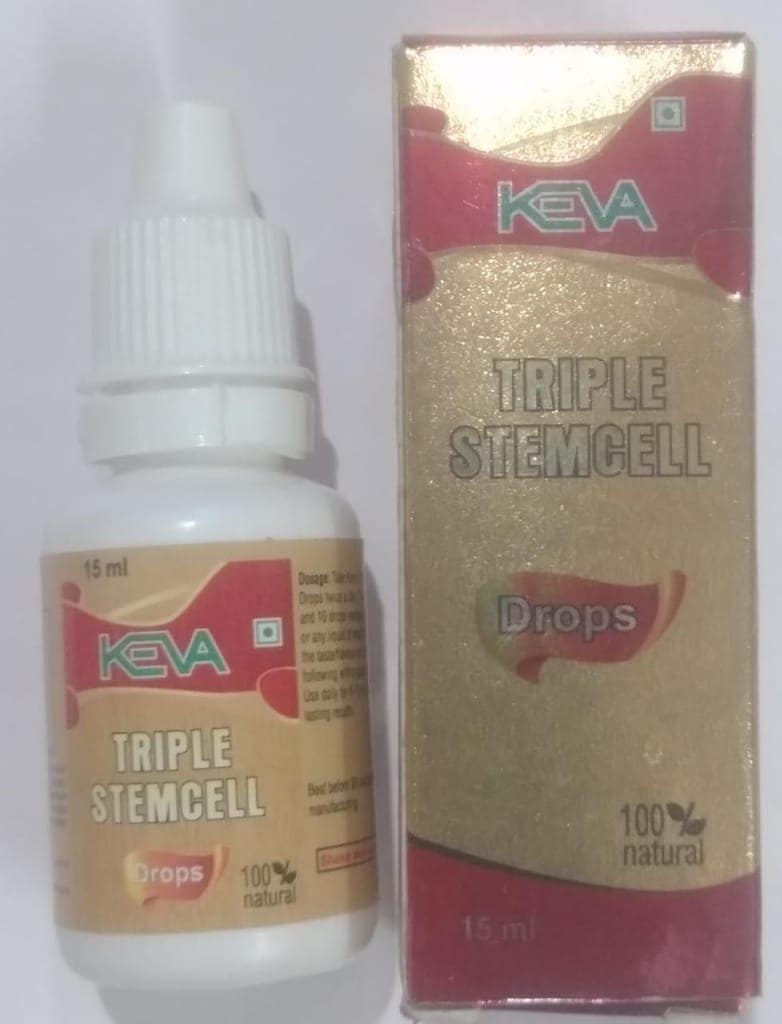 KEVA Triple Stemcell Anti-Aging Drops (15 ml) for Powerful Rejuvenation view 2