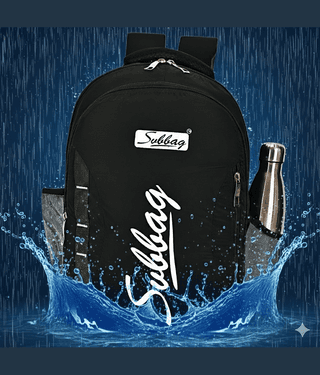 SVB BAG 40 Ltrs Black Polyester College Bag