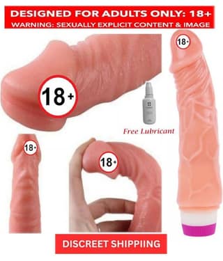 9INCH Long XL Realistic Life Like Thick Strong Vibrating Waterproof Dildo Vibrator For Women Men - sex tantra