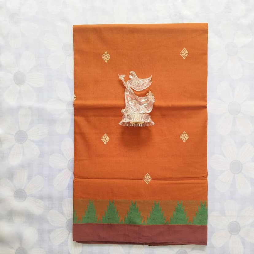 Cotton Saree without Blouse view 2