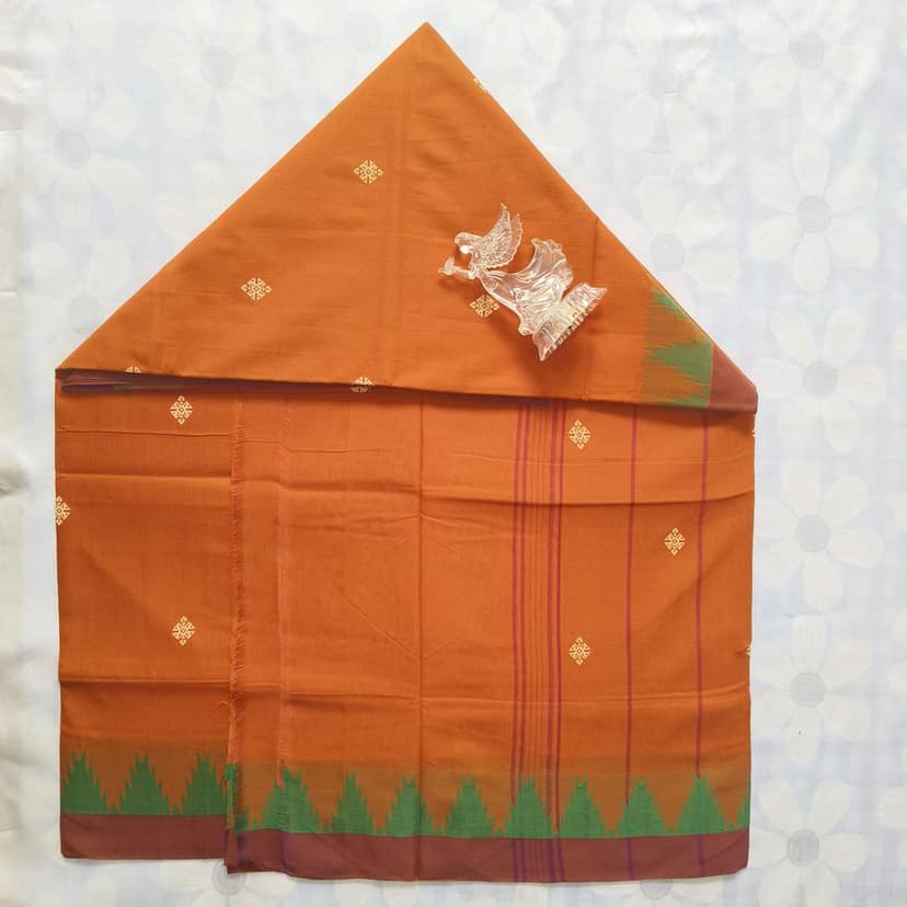 Cotton Saree without Blouse view 3