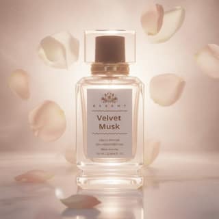 Essent Perfumes Velvet Musk Eau de Parfum (EDP) – Velvet Musk Sweet Powdery Long Lasting Perfume – Unisex Fragrance