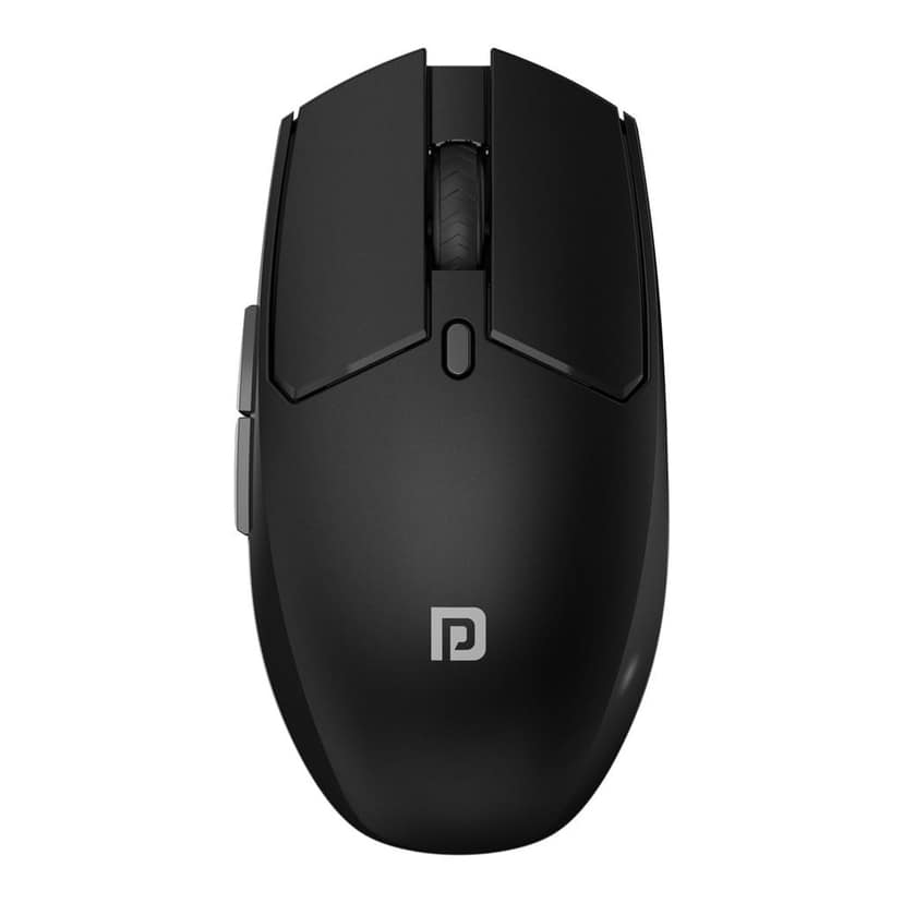 Portronics Toad 36 Wireless Mouse, 2.4GHz, Rechargeable, 6 Buttons, 1600 DPI, Ergonomic Thumb Support, Universal Compatibilty, Built-in-Battery, for Windows/Mac/Android/iOS(Black) view 3