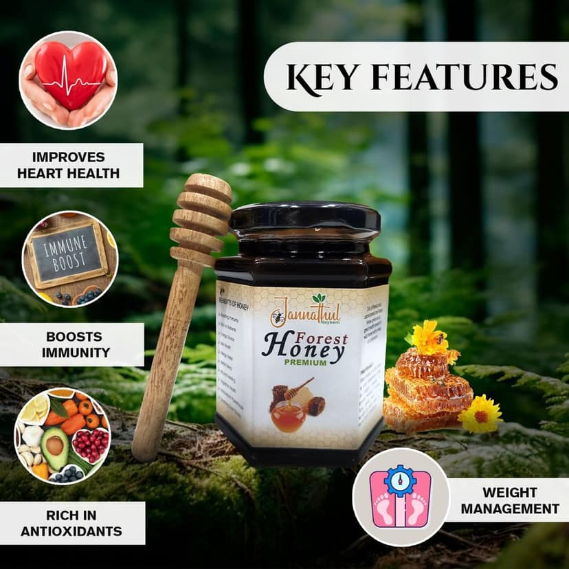 Jannathul Nayeem Forest Honey| Raw & Unprocessed view 5