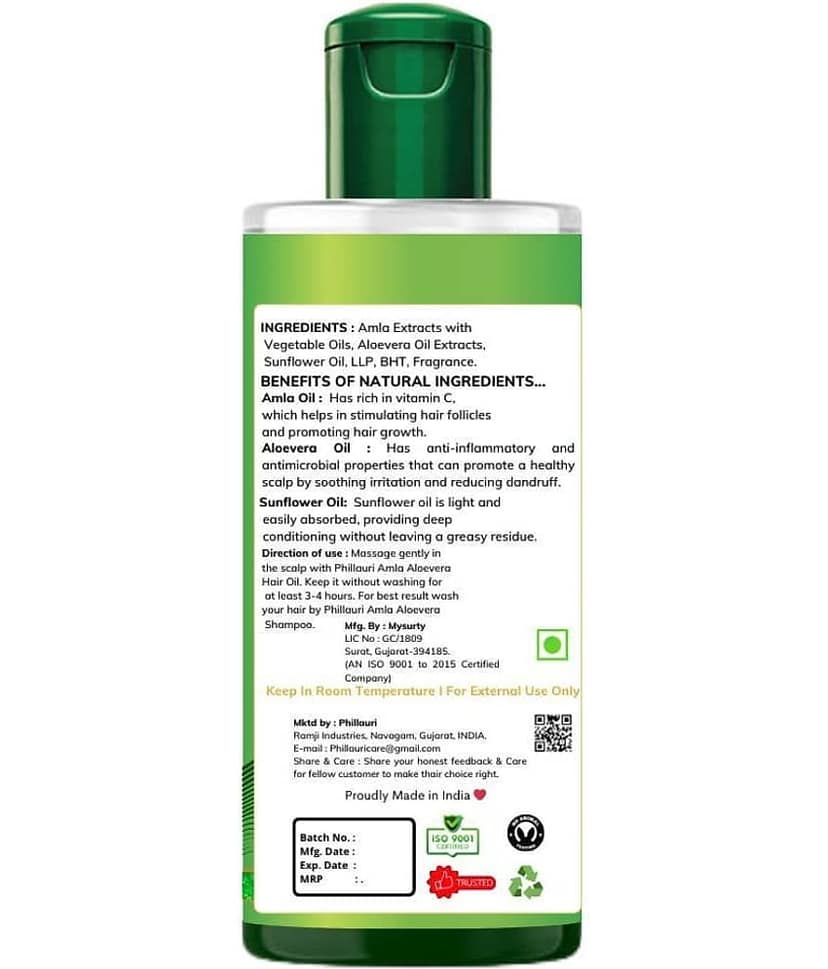 Phillauri Anti Dandruff Amla Oil 400 ml ( Pack of 4 ) view 2