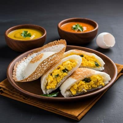 Egg Appam (3 Pieces)