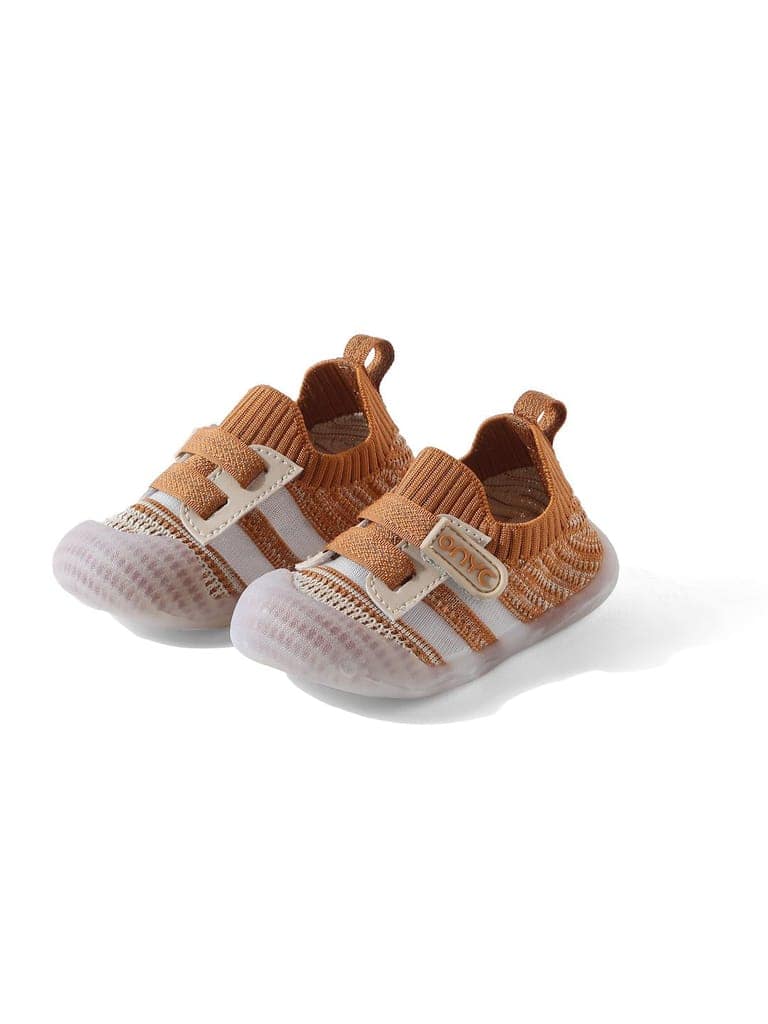 Smooth Toddlers' First Step Shoes - Brown (Unisex) view 5