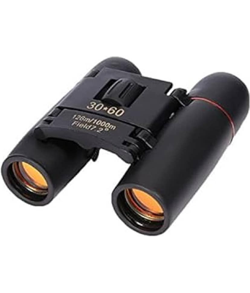 Mini Compact 30x60 Binoculars for Kids and Adults, Portable Pocket Foldable Binoculars for Waterproof Bird Watching, Mountaineering, view 2