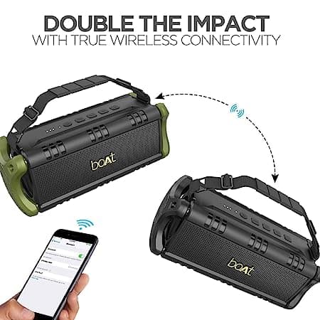 boAt Stone 1401 | Premium Dynamic 30W HD Sound, IPX 5 Water Resistant, Type-C Charging, 2500mAh Battery Black view 5