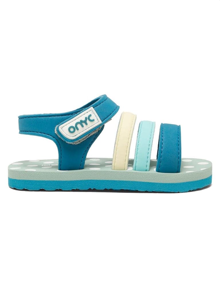 ONYC Premium Butterscotch Kids Sandals for Girls (Teal Blue) view 6