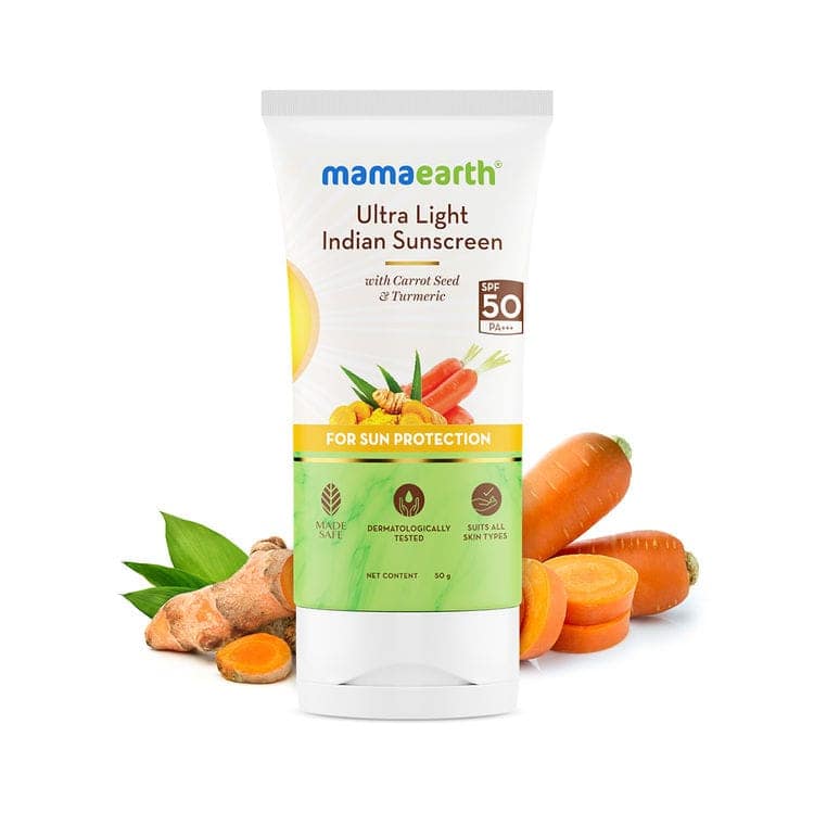 Mamaearth ubtan facewash (100 ml) + Mamaearth apple cider vinegar moisturiser (80 gm) + Mamaearth ultra light sunscreen (50 gm) Pack of 3 view 6