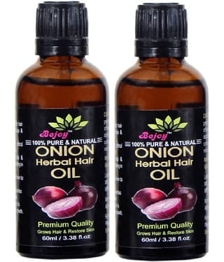 BEJOY Organic ONION Oil- For Hair Treatment Argan Oil 120 mL Pack of 2