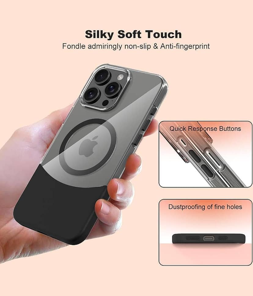 TouchTrove Bumper Cases Compatible For Polycarbonate Apple iPhone 15 Pro ( Pack of 1 ) view 2