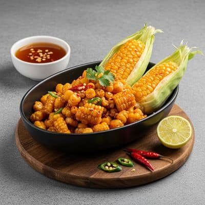 Honey Crispy Corn Chili