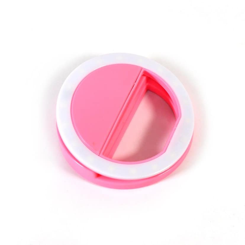 Phone Selfie Ring Light – Battery Operated Clip-On Light for Smartphone Photography (Battery Not Included) view 4