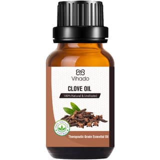 Vihado Clove Essential Oil for Teeth, Hair, Skin (15 ml) (Pack of 1) (15 ml)