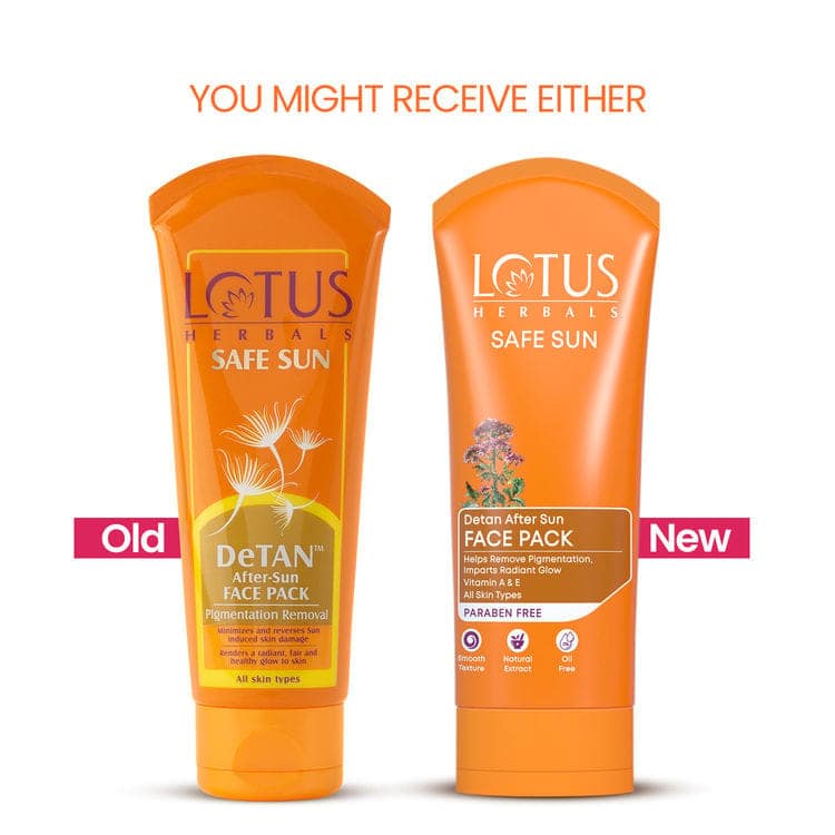 Lotus Herbals Safe Sun Detan After-Sun Face Pack (100g) view 2