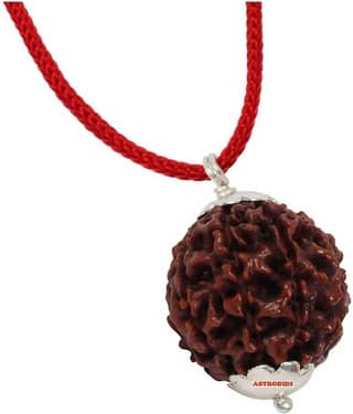 Astrodidi 4 Mukhi Rudraksha Pendant With Lab Report