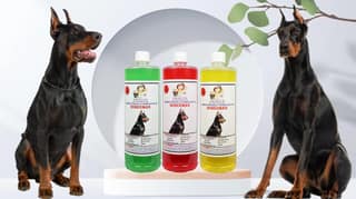 SWACCH Shampoo Specially FORMULATED for Doberman (1 Litre) (Combo Pack of 3) Jasmine, Lemon & NEEM ALOVERA