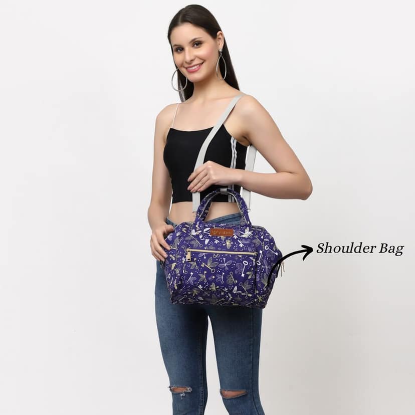 VISMIINTREND Diaper Bags for Mom | Travel Maternity Backpack Bags | Water Resistant | Premium Oxford Fabric | Gifts for Mom to Be | Baby Shower Gift view 4