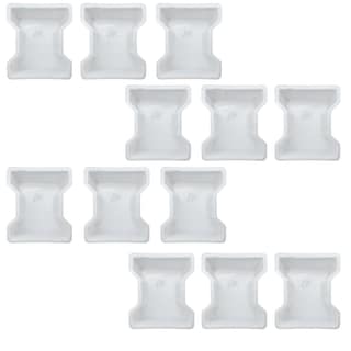 Plastic I-Shape Dumbbell Paver Block Mould 80 mm Pack of 12