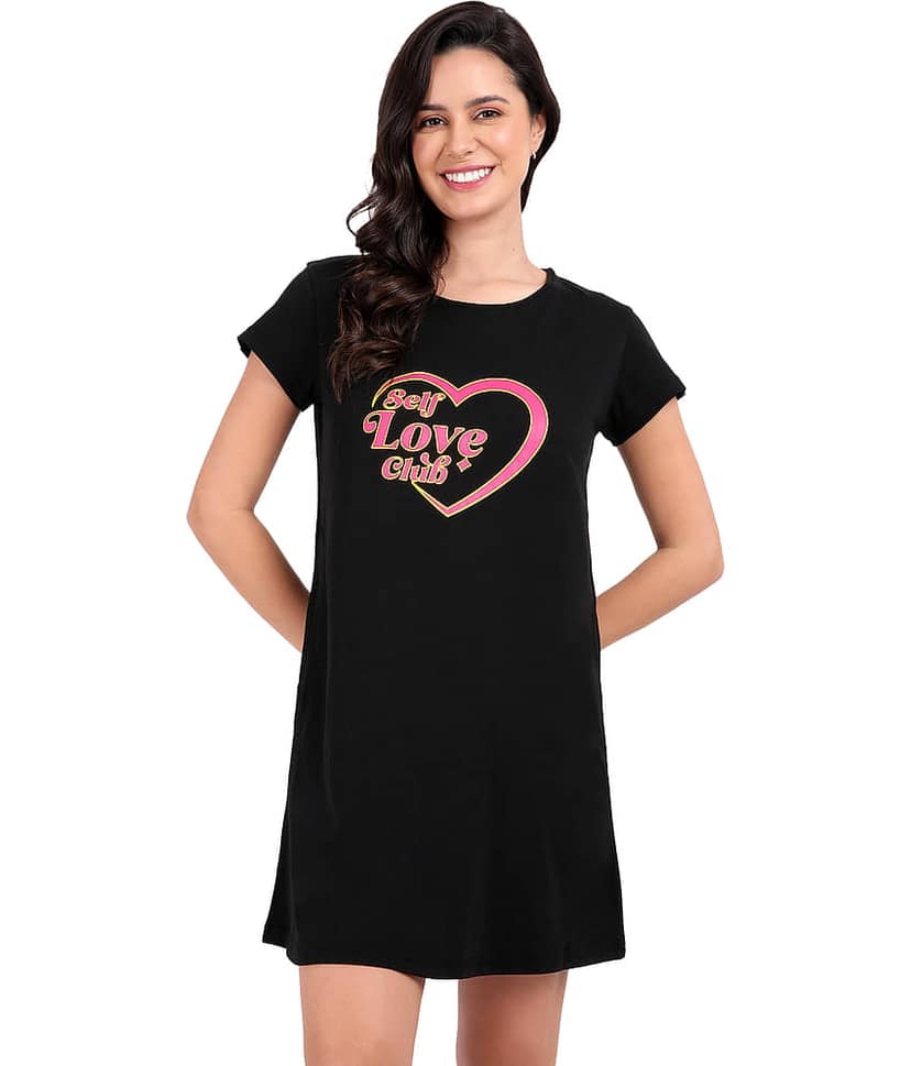 snappyb Women Cotton Solid Regular Fit Round Neck T-Shirt ( Black )