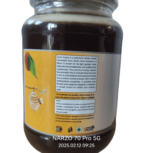 Natural Litchi Honey -500gm TIRHUT HONEY view 5