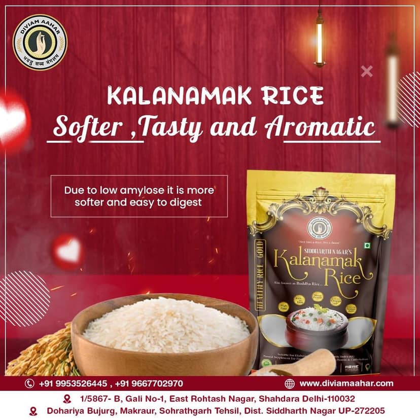 Kalanamak Rice Mini ( High Zinc, More iron, contain Omega 3&6, micronutrients like Anthocyanin and Vitamin) Low Glycemic Index view 6