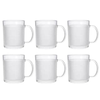 Aldan Glass Tea Mug with Handle,250 ML, Set of 2,Doted Grip Coffee Cup for Herbal, Lemon, Green Tea Hot/Cold Drinks Hot Chocolate Perfect to Kitchen & Dining Tableware Set