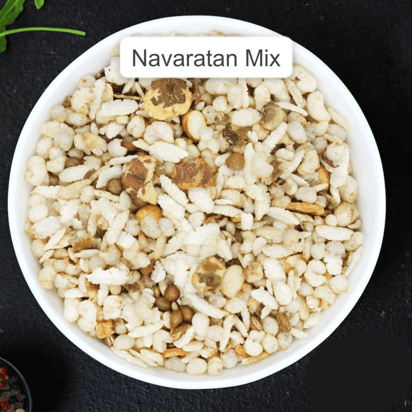 Joypur Snacks Roasted Navratan Mix | Healthy, Crunchy, & Flavorful | High Protein | No Frying | 150g view 3